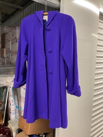 deborah stewart hooded peacoat