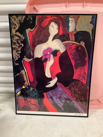 Artist Le Kinff 1990 fine art poster 16x21