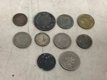 Foreign coins