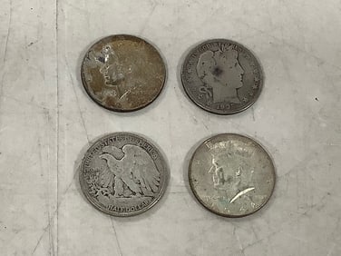 Silver half dollars