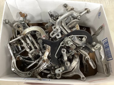 Large lot of vintage bicycle brake calipers(Schwinn and more)