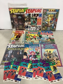 Starlog magazines, comics, and more