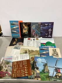Various booklets, photographs, and more