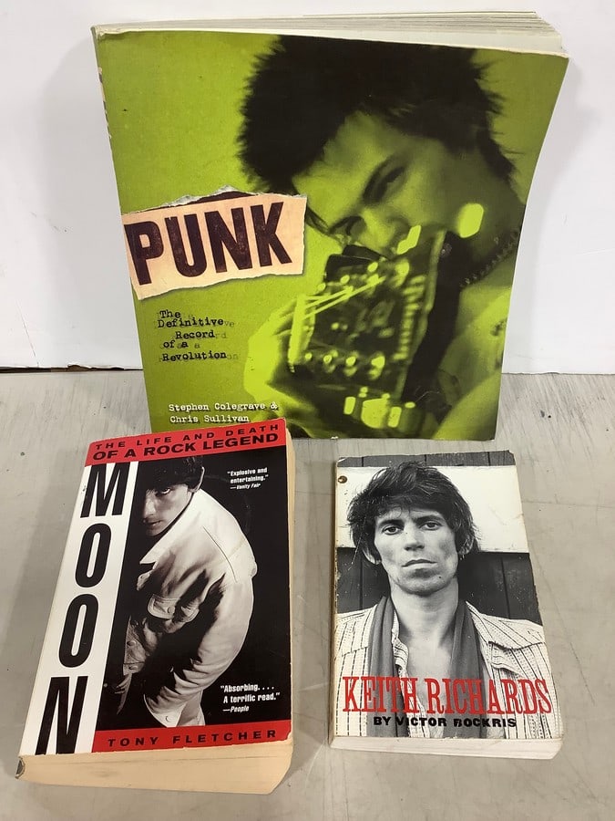 Various Books (Moon, Punk, and Keith Richards): Various Books (Moon, Punk, and Keith Richards)