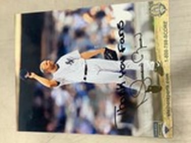 Framed Yankee Legends Series black and white photographic print(8.5in.x11.25in.)
