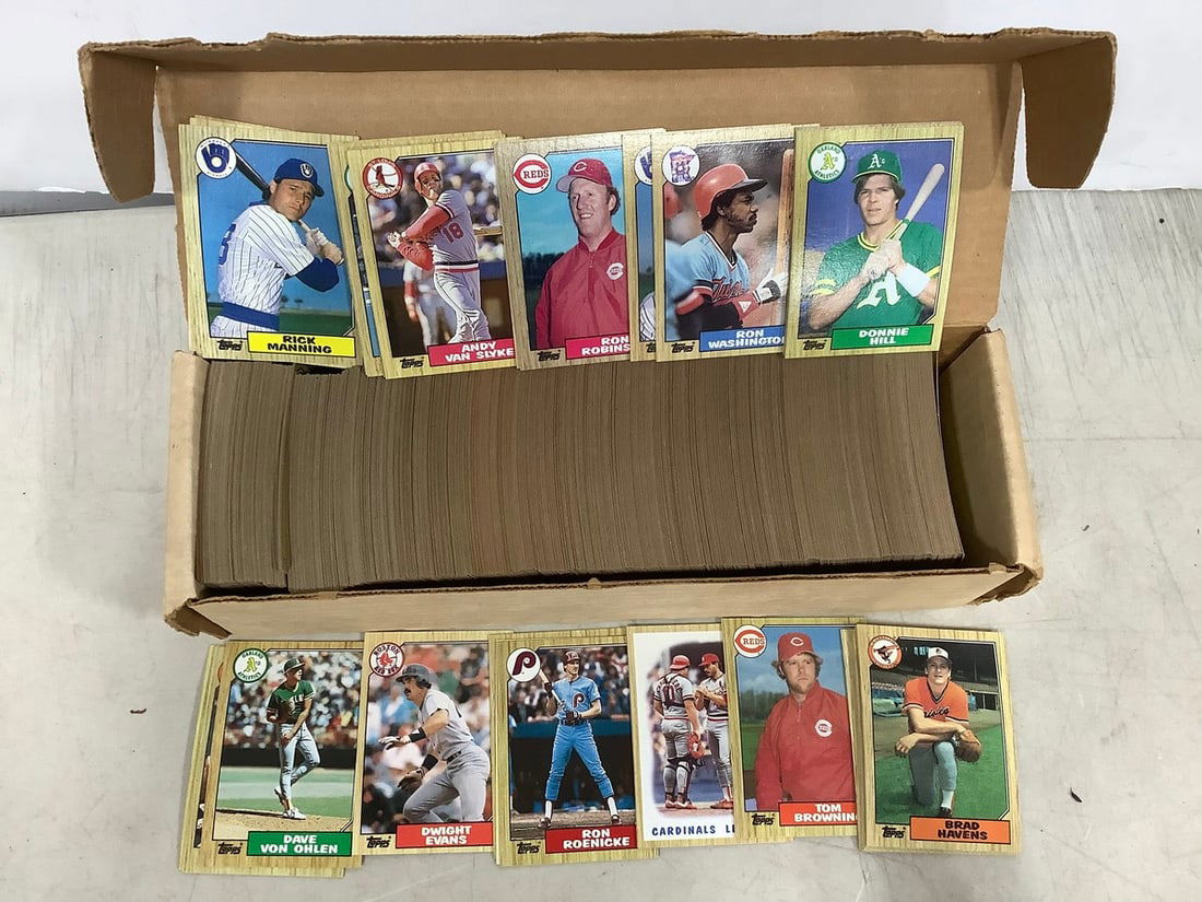 Collectible Topps Baseball Cards (1987 & 1988) (1 of 1)