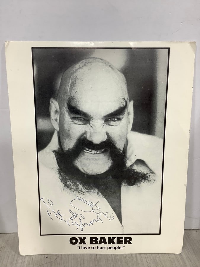 Ox Baker Black and White Photograph (8inx10in): Ox Baker Black and White Photograph (8inx10in)