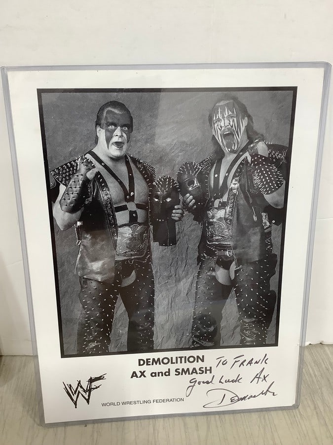 WF Ax and Smash Black and White Photograph (8inx10in): WF Ax and Smash Black and White Photograph (8inx10in)