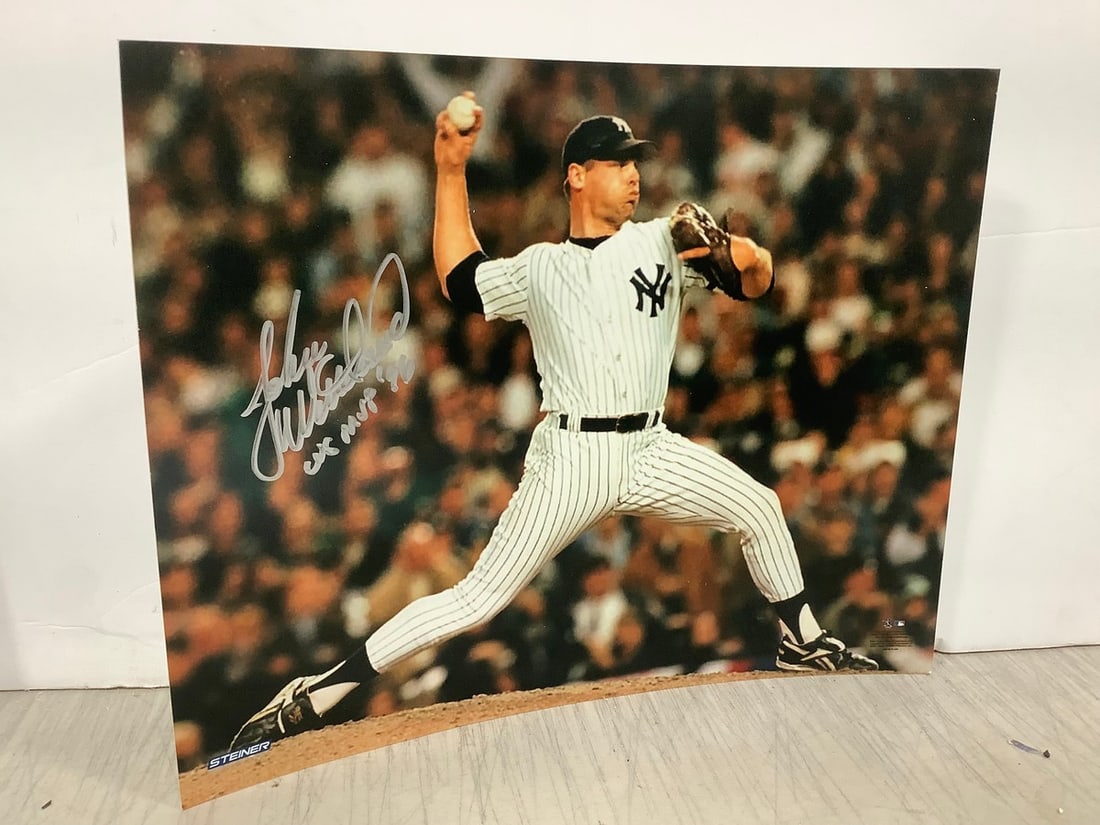John Wetteland NY Yankees Photograph *signed* (8inx10in) (1 of 1)