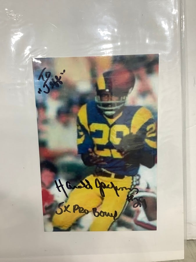 Harold Jackson signed photograph(4in.x6in.) (1 of 1)