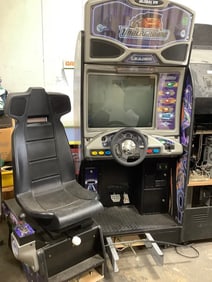 Global VR Need for Speed Underground arcade machine with racing seat