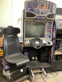 Global VR Need for Speed Underground arcade machine with racing seat