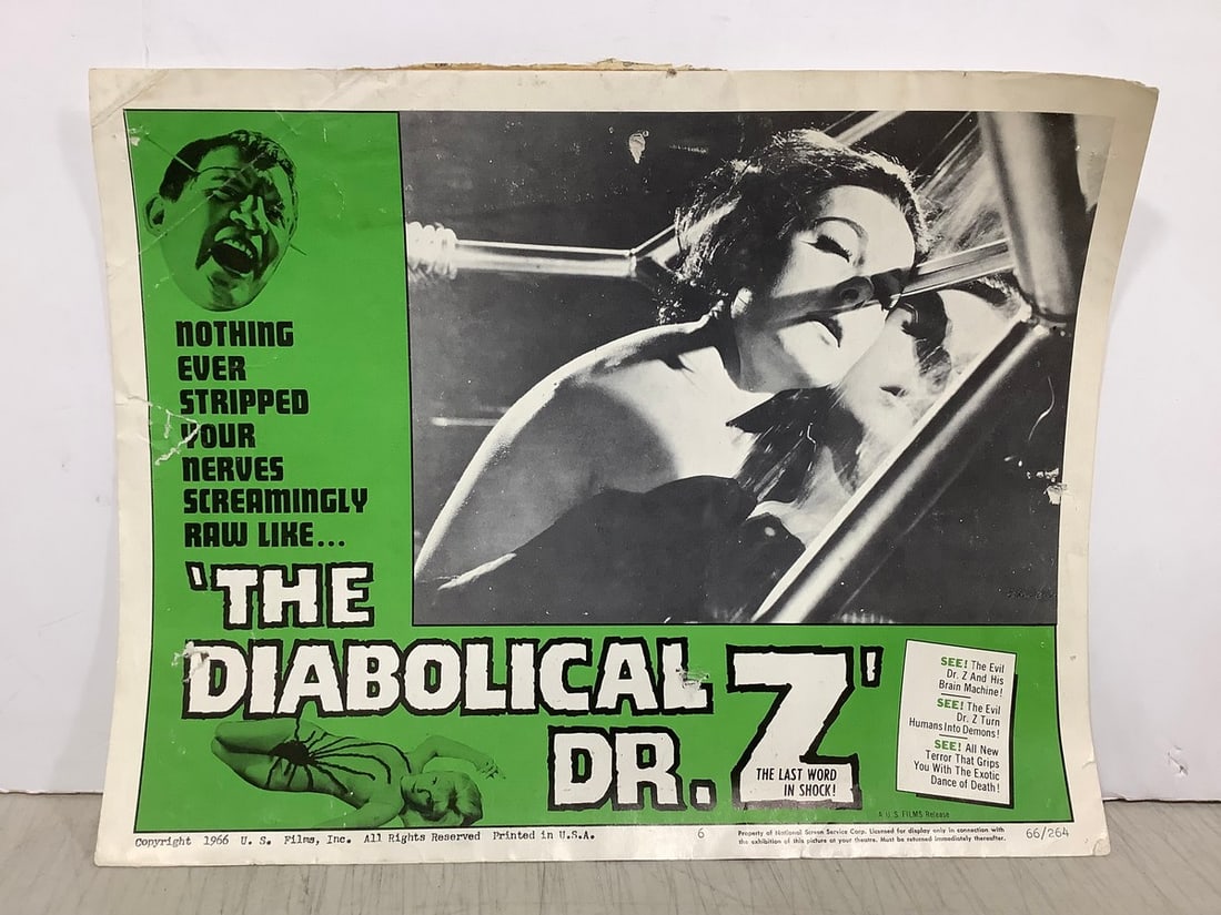 The Diabolical Dr.Z' Movie Print (11inx14in) (1 of 1)