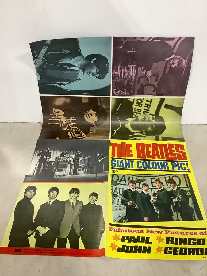 The Beatles double sided poster(19.5in.x29.5in.): The Beatles double sided poster(19.5in.x29.5in.)