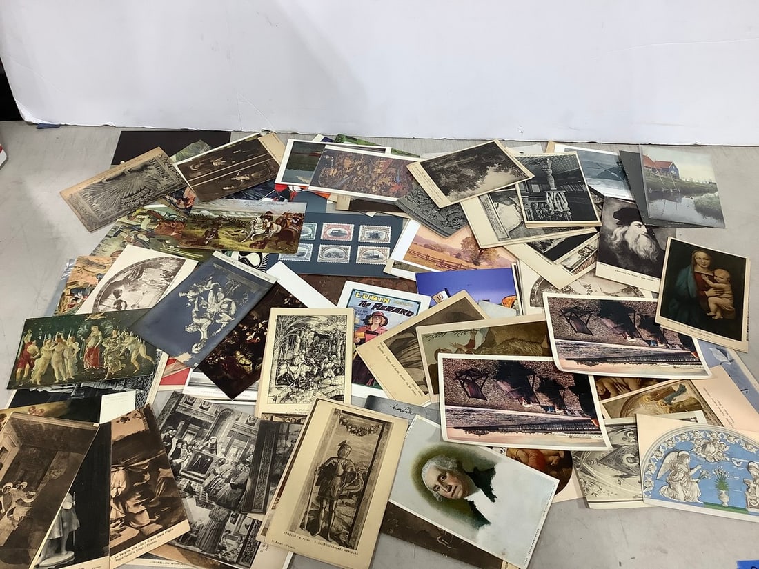 Various postcards: Various postcards