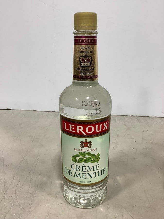 Leroux creme de Menthe(750mL, 48 proof-sealed): Leroux creme de Menthe(750mL, 48 proof-sealed)