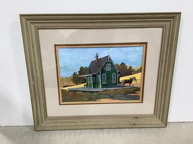 Empty photo frames(12in.x15in.largest) and wall decor