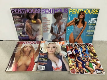 Adult magazines(Penthouse and Playboy)