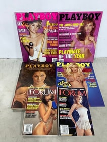 Adult magazines(Playboy and Forum)