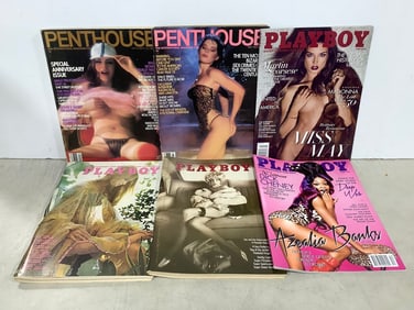Adult magazines(Penthouse and Playboy)