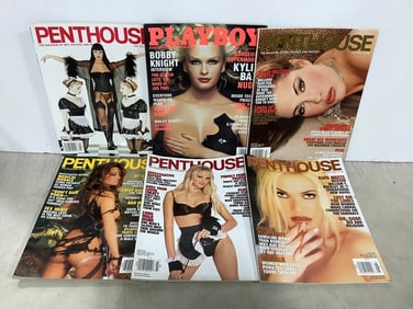 Adult magazines(Penthouse and Playboy)