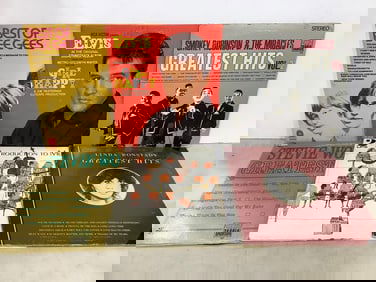 Vintage records(Stevie Wonder, Elvis, Bee Gees, and more)