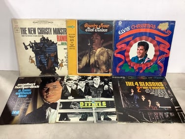 Vintage records(Rick Nelson, Elvis, The 4 Seasons, and more)