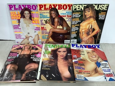 Adult magazines(Playboy and Penthouse)