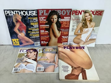 Adult magazines(Playboy,Penthouse, and more)