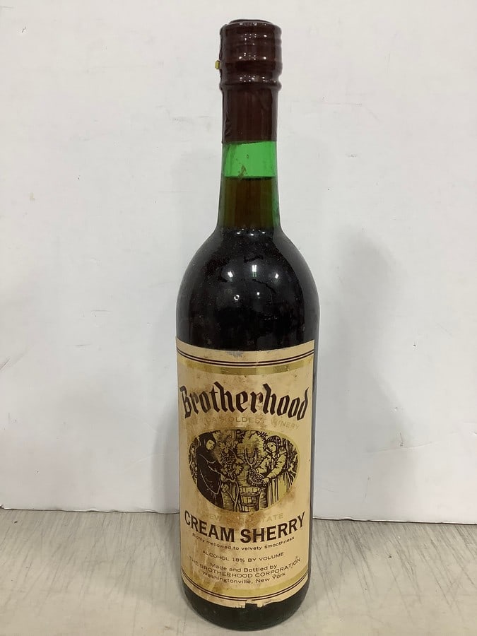 Brotherhood Cream Sherry - 18% (750ml) Sealed: Brotherhood Cream Sherry - 18% (750ml) Sealed