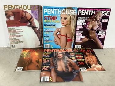 Various Adult Magazines (Penthouse and Forum)