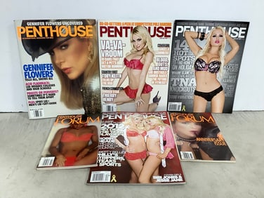 Various Adult Magazines (Penthouse and Forum)