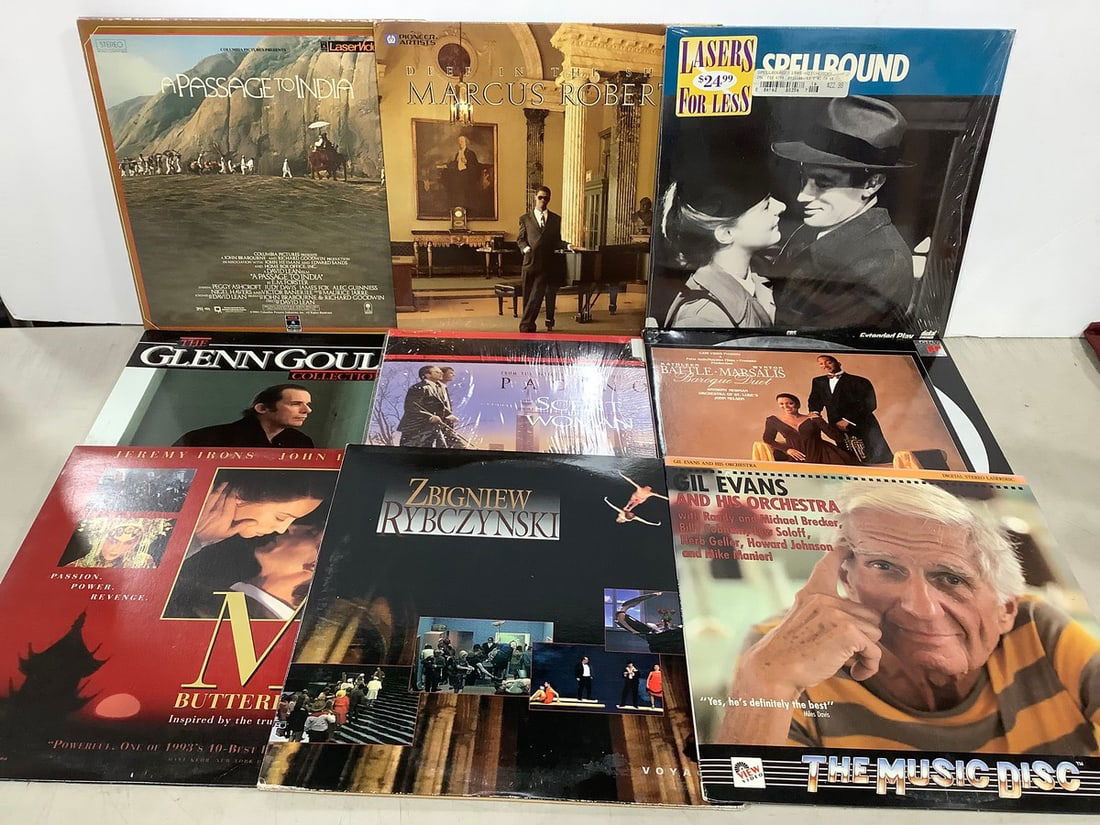 Various laserdiscs(Marcus Roberts, Spellbound, A Passage to India, and more) (1 of 1)