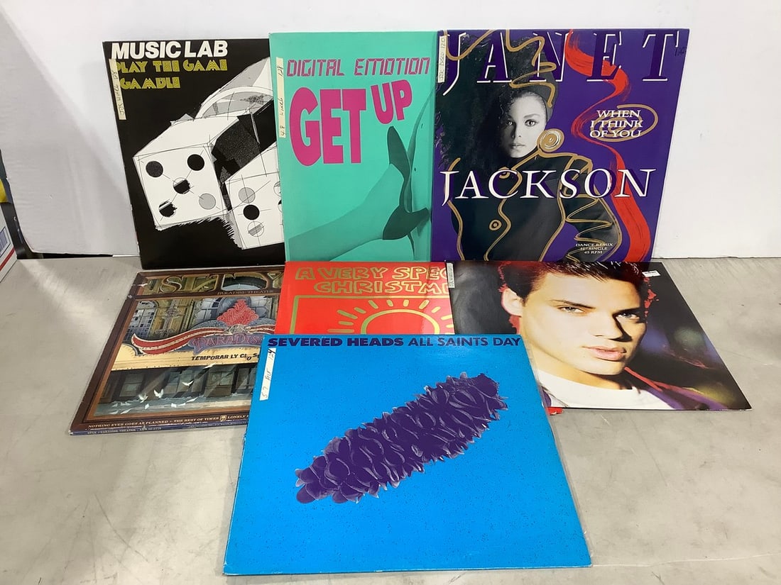Vintage records(Janet Jackson, Severed Heads, and more): Vintage records(Janet Jackson, Severed Heads, and more)