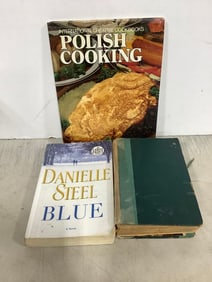 Polish Cooking book, Blue by Danielle Steel, and more