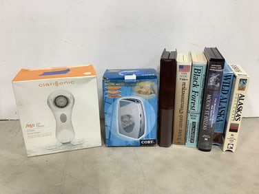 Coby digital AM/FM radio, Clarisonic cleansing brush, and more