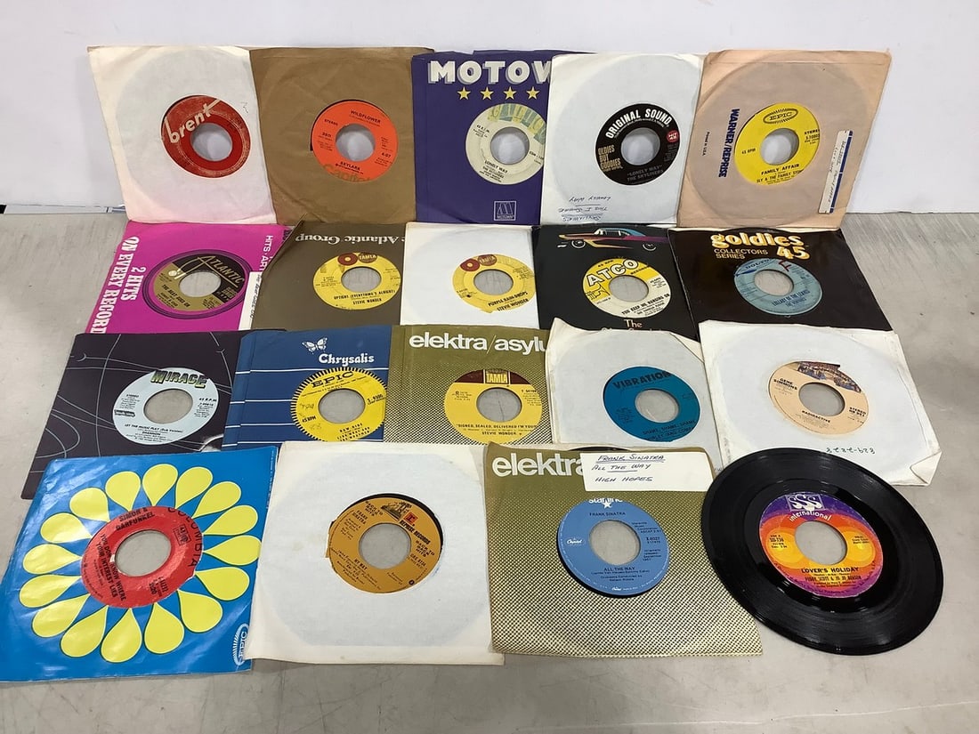 Vintage 45's(Stevie Wonder, Frank Sinatra, and more): Vintage 45's(Stevie Wonder, Frank Sinatra, and more)