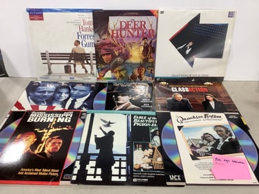 Various Laserdiscs(The Deer Hunter, Forrest Gump, Mississippi Burning, and more)