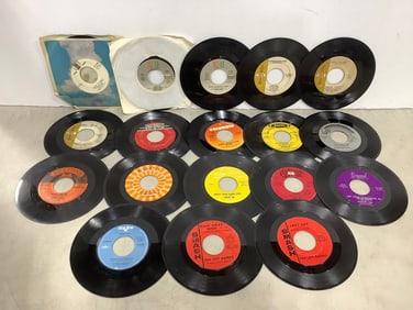 Vintage 45's(Laurie London, The Mystics, and more)