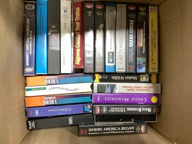 VHS tapes(Lake Powell, Touring the Southwest's Grand Circle, and more)