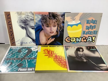 Vintage records(Severed Heads, Natalie Cole, Madonna, and more)
