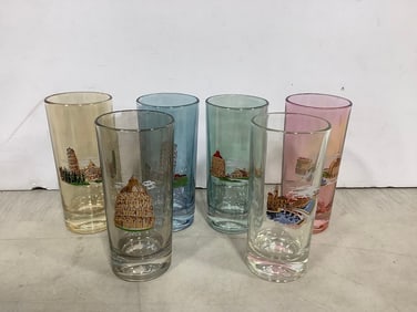 Decorative shot glasses(5in.tall)