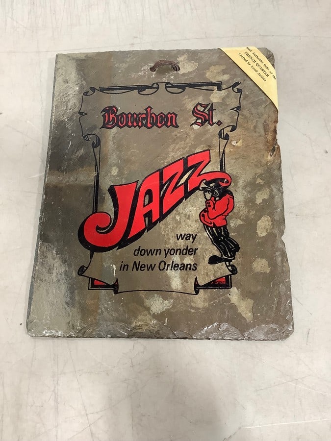 Bourbon St. Jazz authentic relic of the French Quarter crafted by local artists: Bourbon St. Jazz authentic relic of the French Quarter crafted by local artists
