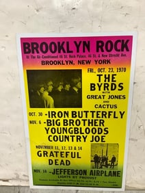 Brooklyn Rock concert advertising poster(14in.22in.)