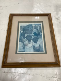 Framed artwork(12.5in.x15.5in.)
