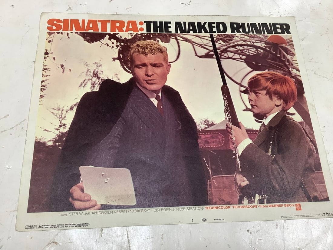 Sinatra:The Naked Runner 1967 film print(11in.x14in.): Sinatra:The Naked Runner 1967 film print(11in.x14in.)