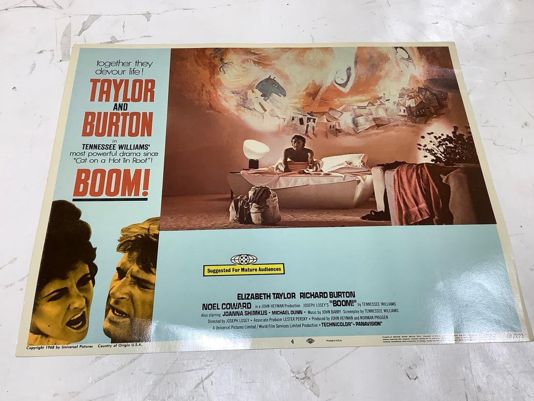 Taylor and Burton 1968 film print(11in.x14in.) (1 of 1)