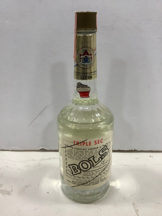 Bols Triple Sec curacao liqueur 60 proof, 1 Liter(sealed) (1 of 1)