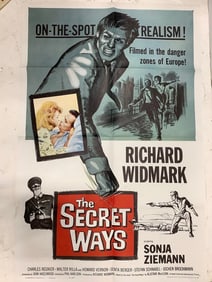 1961 The Secret Ways movie poster(27in.x41in.)