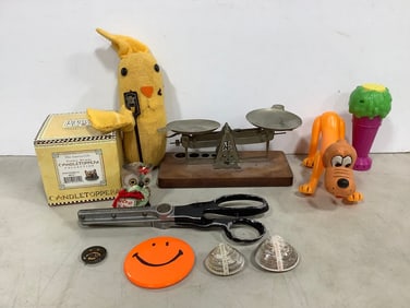 Sisters Sharing Tea Candle Topper, Vintage Scale, Toys, and more